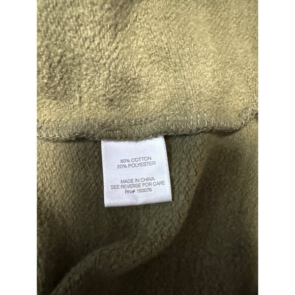 Woolly Dry Goods 1/4 Zip Long Sleeve Elbow Patches Sweatshirt Size XL - Picture 5 of 7